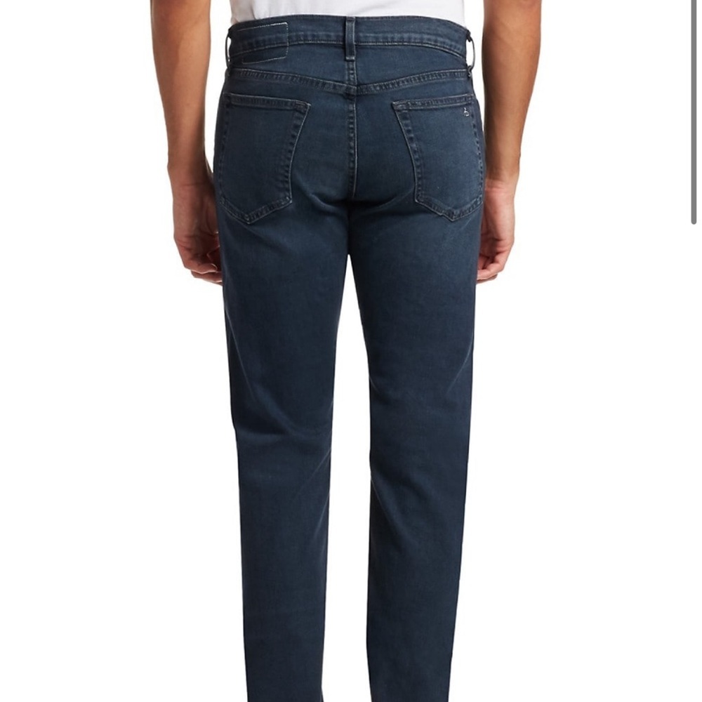 Brand new, never worn dark blue, rag & bone jeans, button up, fly, slim fit 2 - Picture 2 of 12
